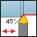 Ext. Positive Trigon 45°Approa