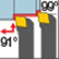 Ext. 80° Diamond 91° Approach