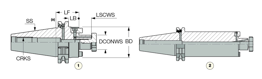 DIN69871 50 SEM16X100 C