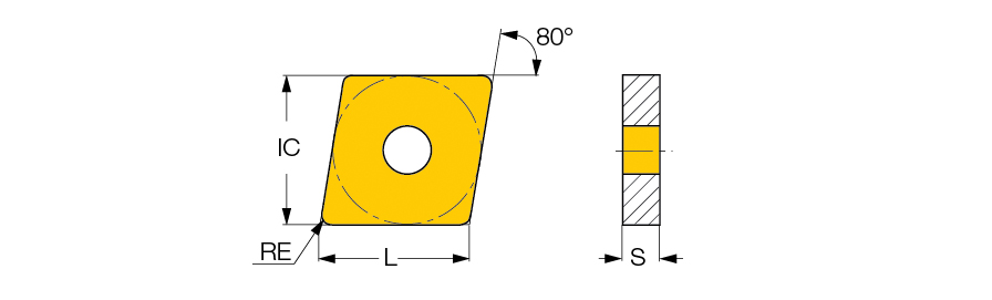 CNMG 120408-M3P IC5005